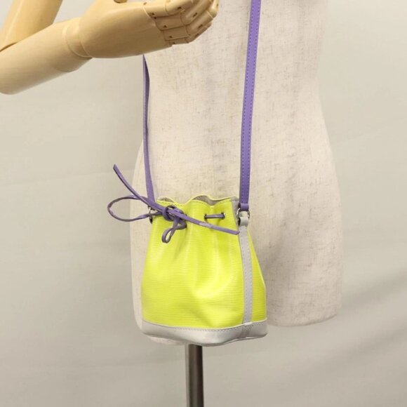 LOUIS VUITTON Epi Nanonoe Shoulder Bag Yellow M42501 LV Auth 114521V - Picture 3 of 16